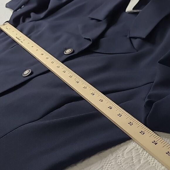 WillowRidge sz 20P midi dress coat navy - Picture 6 of 10
